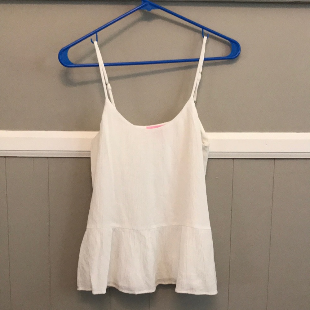 Lilly Pulitzer xxs Abena Spaghetti Crinkle Tank